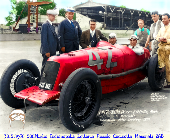 1930, Indianapolis, Cucinotta, Maserati, 26B, Indianapolis,
